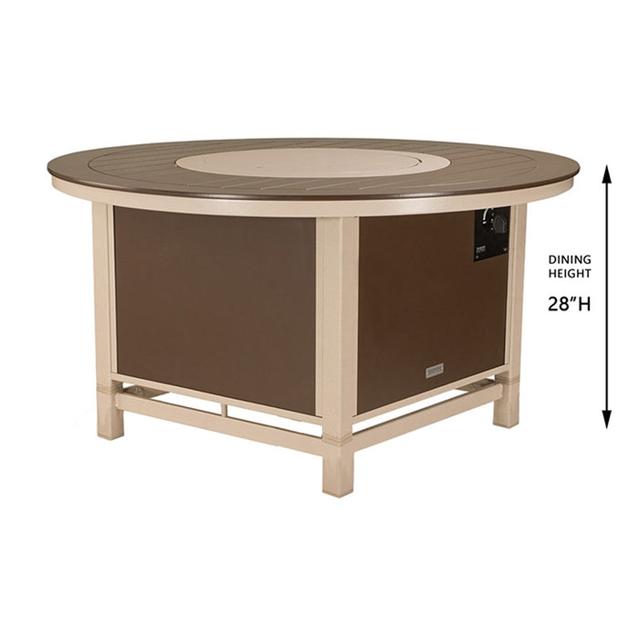 Telescope Casual Fire Table Dining Height Lift Kit For 42", 48", 54" Round and 36" X 54" Rectangular Fire Table