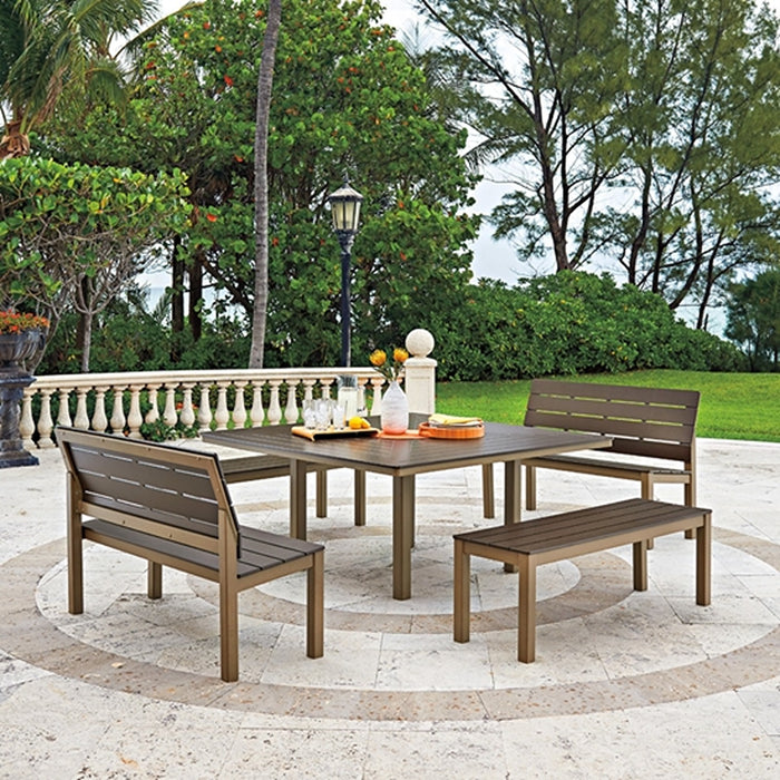 Telescope Casual Bar Height Table With 64" Square Table Top