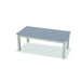 Rustic Polymer Top Table 24" x 48" Rectangular Coffee Table