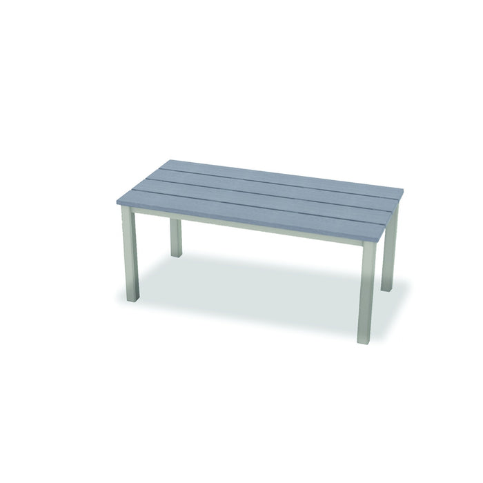 Telescope Casual Rustic Polymer Top Table 21" x 42" Coffee Table