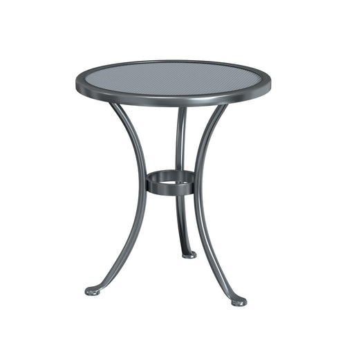 OW Lee 20" Round Micro Mesh Iron Side Table