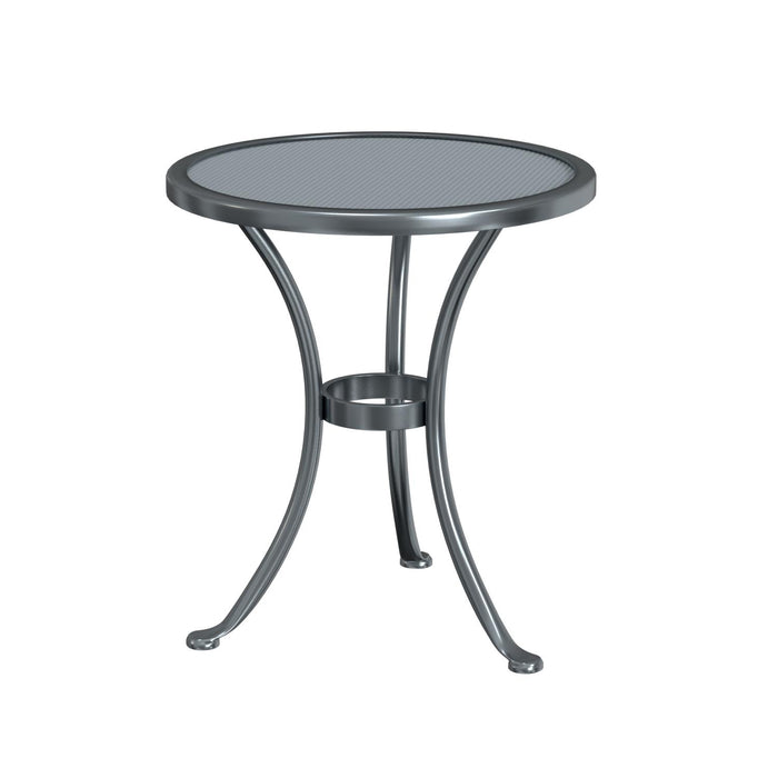 OW Lee 20" Round Micro Mesh Iron Side Table