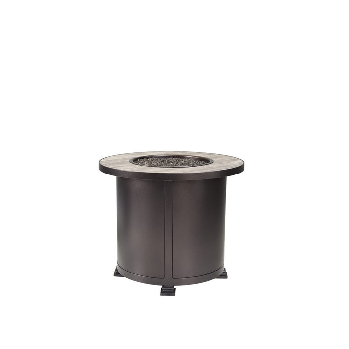 OW Lee Casual Fireside 30" Rd. Chat Height Santorini Fire Pit
