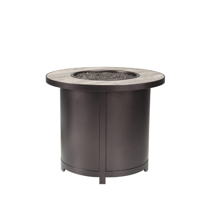 OW Lee Casual Fireside 30" Rd. Chat Height Capri Fire Pit