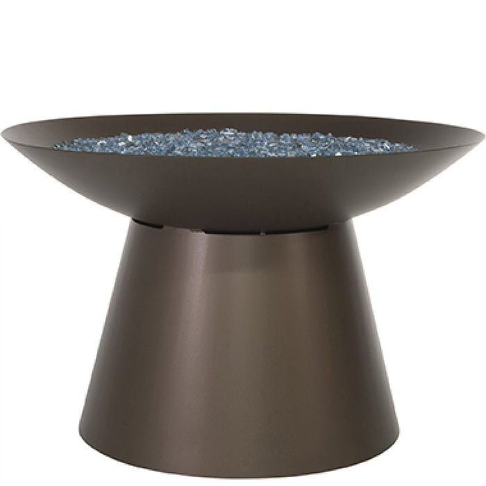 OW Lee Casual Fireside 36" Rd. Chat Height Basso Fire Pit