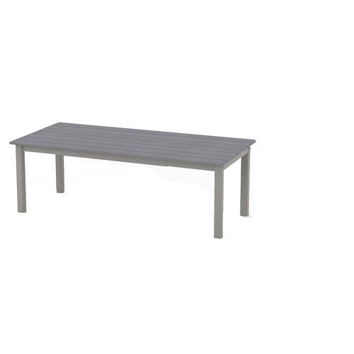 Telescope Casual Rustic Polymer Dining Height Extension Table With 42" x 120" Rectangular Top Table