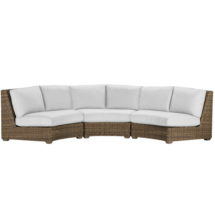 Lane Venture Oasis Curved Armless Loveseat