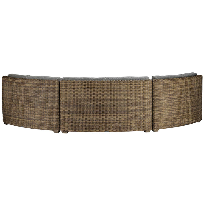Lane Venture Oasis Curved Armless Loveseat