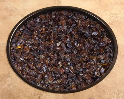 OW Lee Casual Fireside Coffee Crushed Fire Glass Kit, 6 lb
