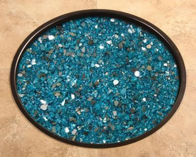 OW Lee Casual Fireside Pacific Mirrored Fire Glass Kit, 6 lb