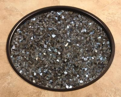 OW Lee Casual Fireside Smoke Mirrored Fire Glass Kit, 6 lb