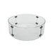 OW Lee extra small round glass fire pit burner guard