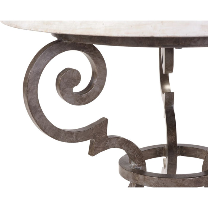 Lane Venture Hemingway Florentine Round End Table