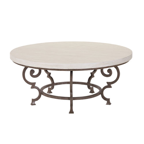 Lane Venture Hemingway Florentine Round Cocktail Table