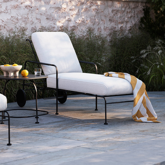 Woodard Reed Chaise Lounge