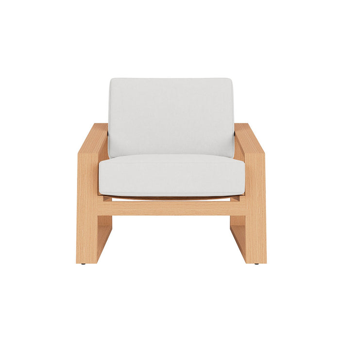 Lloyd Flanders Pursuit Lounge Chair in Toffee Cream Finish