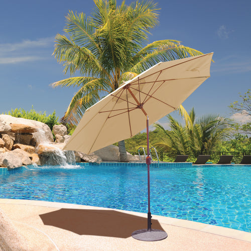 Galtech 9' Manual Tilt Umbrella