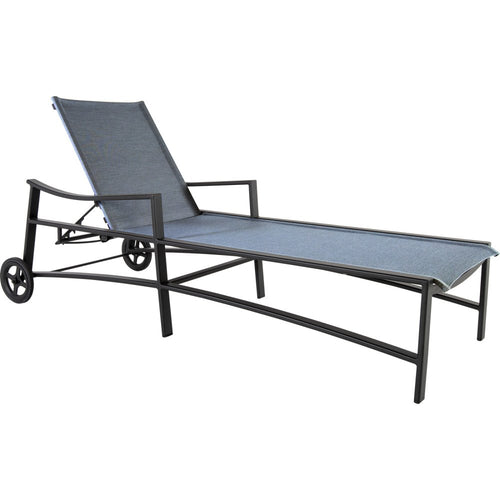 OW Lee Avana Sling Adjustable Chaise with Wheels