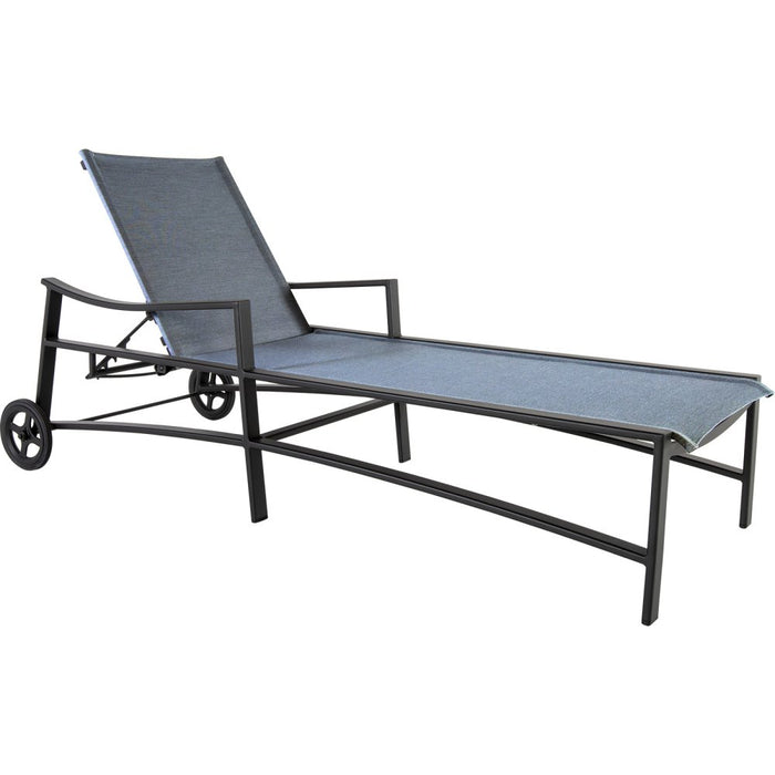OW Lee Avana Sling Adjustable Chaise with Wheels