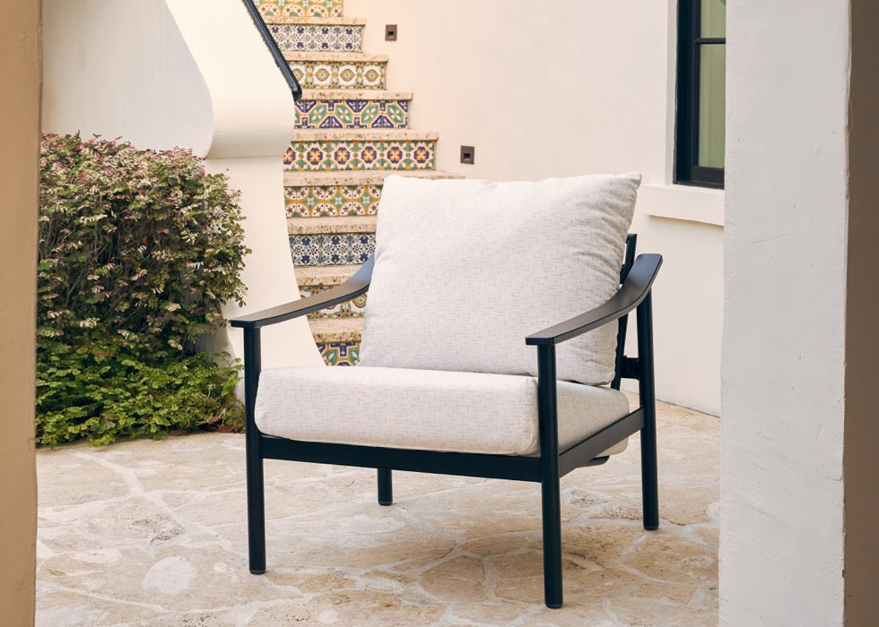 Telescope Casual Chateau Deep Seat Cushion Arm Chair in a Telescope Casual setting