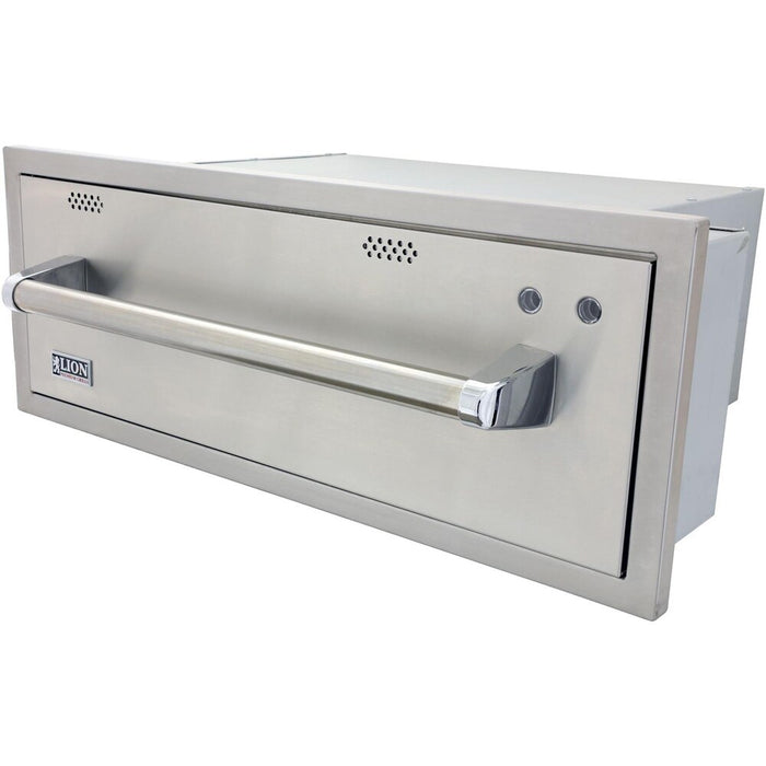 Lion 30-Inch Built-In 120V Electric Stainless Steel Warming Drawer