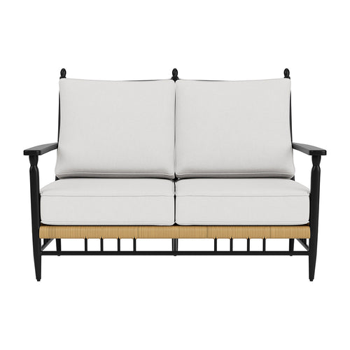 Lloyd Flanders Low Country Loveseat in Natural Finish
