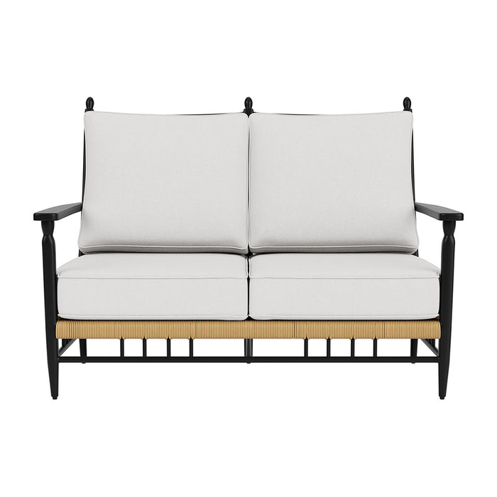 Lloyd Flanders Low Country Loveseat in Natural Finish