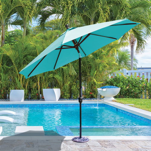 Galtech 9' Deluxe Auto Tilt Umbrella