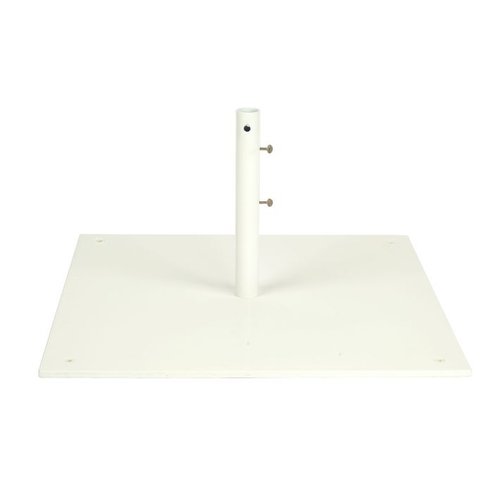 30" Square Market Umbrella Base in White