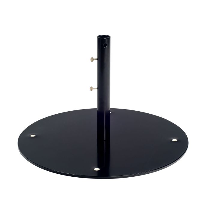 24" Round Market Umbrella Base in Black