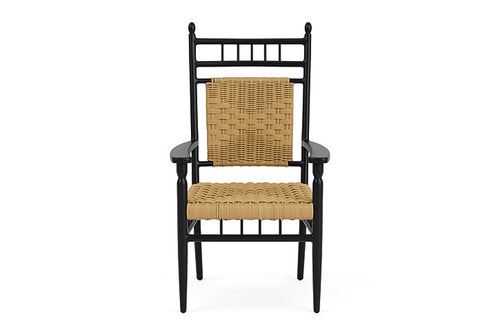Lloyd Flanders Low Country Dining Armchair in Natural Finish