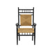 Lloyd Flanders Low Country Dining Armchair in Natural Finish, front view