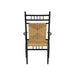 Lloyd Flanders Low Country Dining Armchair in Natural Finish, back view