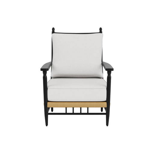 Lloyd Flanders Low Country Lounge Chair in Natural Finish, front view