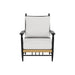 Lloyd Flanders Low Country Lounge Chair in Natural Finish, front view