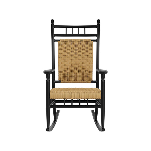 Lloyd Flanders Low Country Porch Rocker in Natural Finish, front view