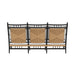 Lloyd Flanders Low Country Sofa in Natural Finish, back view