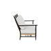 Lloyd Flanders Low Country Sofa in Natural Finish, side view