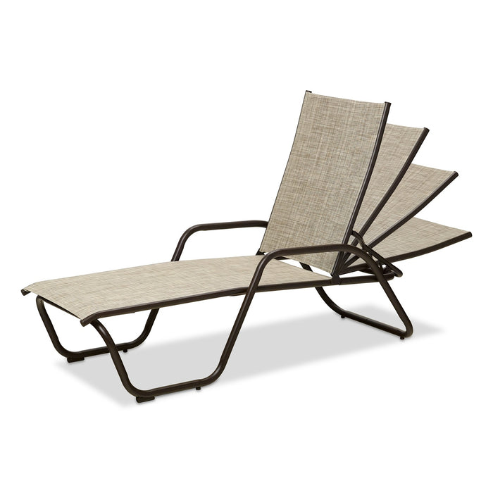 Telescope Casual Gardenella Sling Four-Position Stacking Chaise