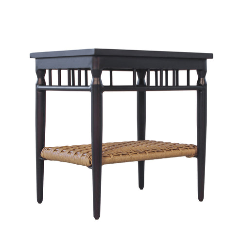 Lloyd Flanders Low Country 24" Rectangular End Table in Natural Finish