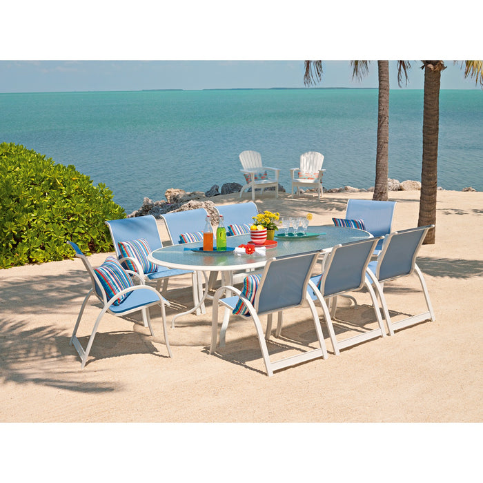 Telescope Casual Aruba Sling Stacking Arm Chair