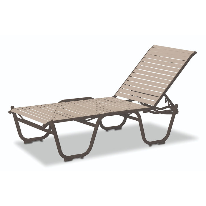 Telescope Casual Reliance Contract Strap 16" High Stacking Armless Chaise