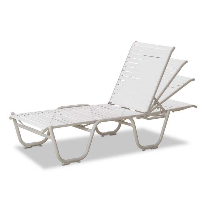 Telescope Casual Reliance Contract Strap 16" High Stacking Armless Chaise