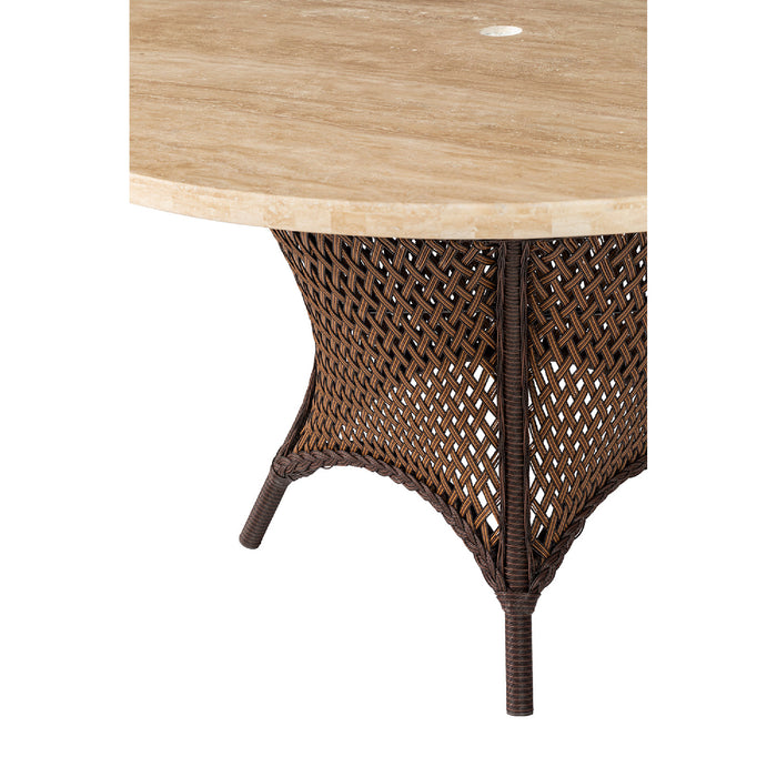 Grand Traverse 48" Round Umbrella Dining Table