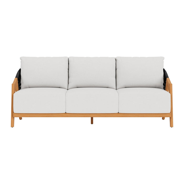 Lloyd Flanders Alpine Sofa in Natural Teak Finish