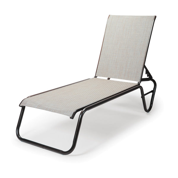 Gardenella Sling Stacking Armless Chaise