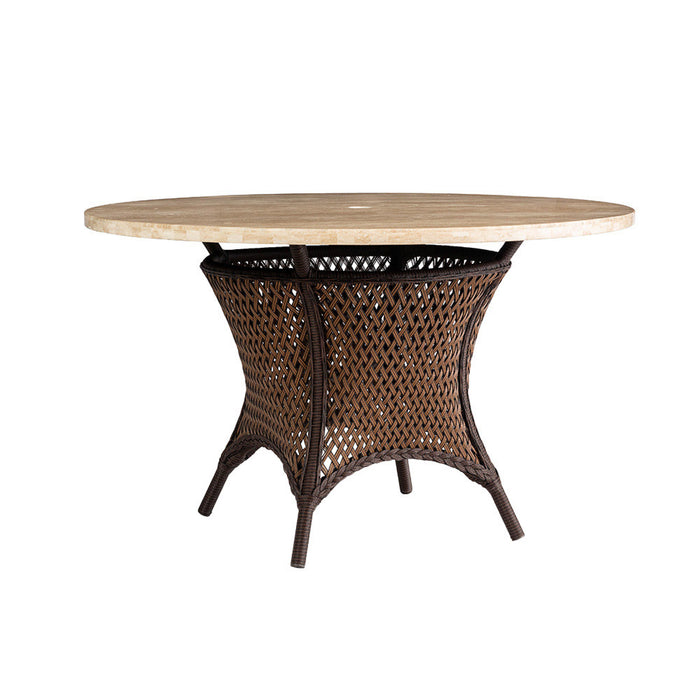 Grand Traverse 48" Round Umbrella Dining Table