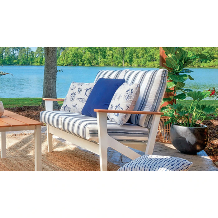 Telescope Casual Rustic Polymer Top Table 21" Square End Table