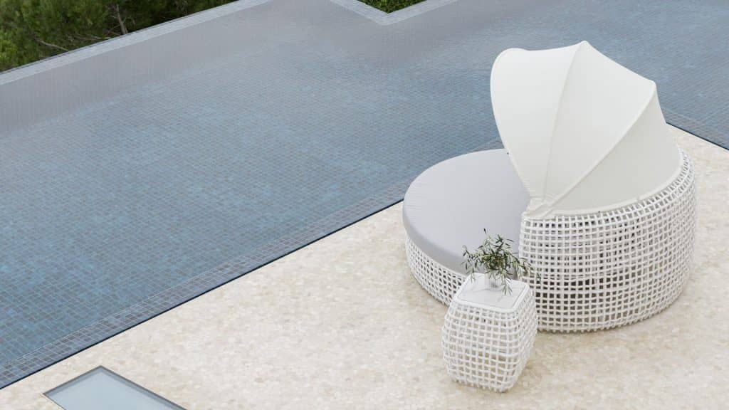 Skyline Design Dynasty Daybed with Canopy and Sunbrella Cushions