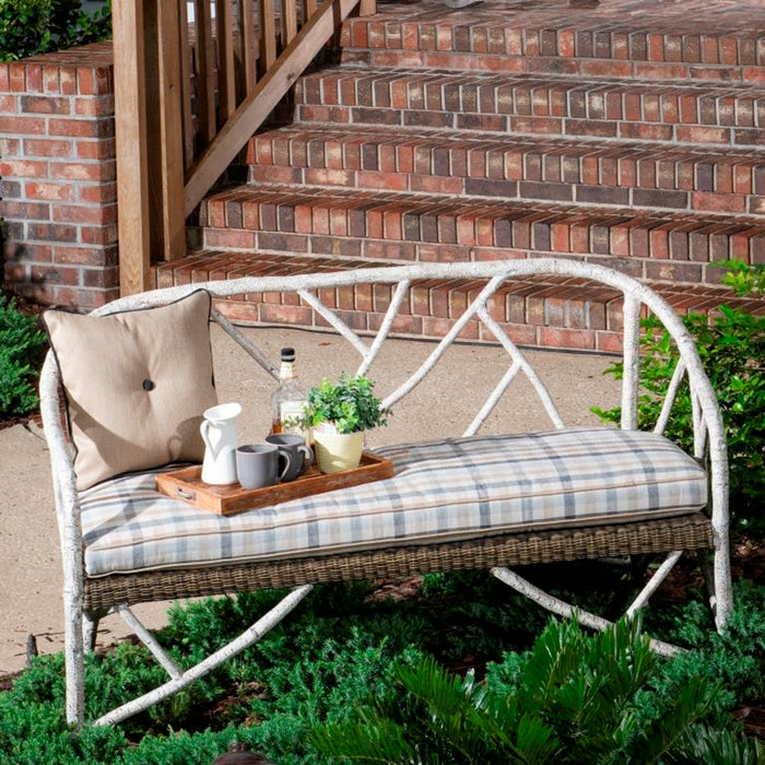 Woodard River Run Faux Bois Love Seat